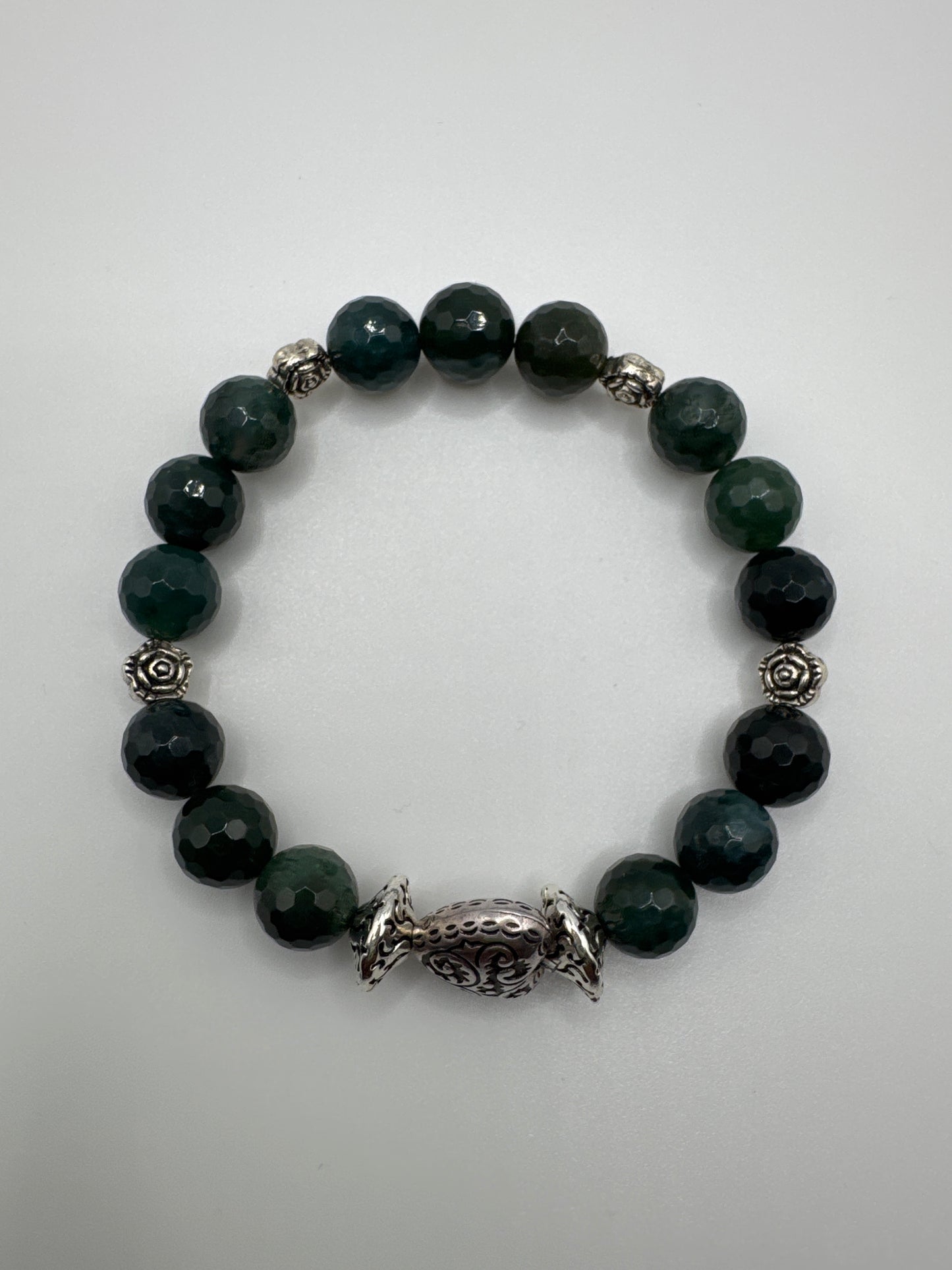 Moss Agate “nurturing” Bracelet