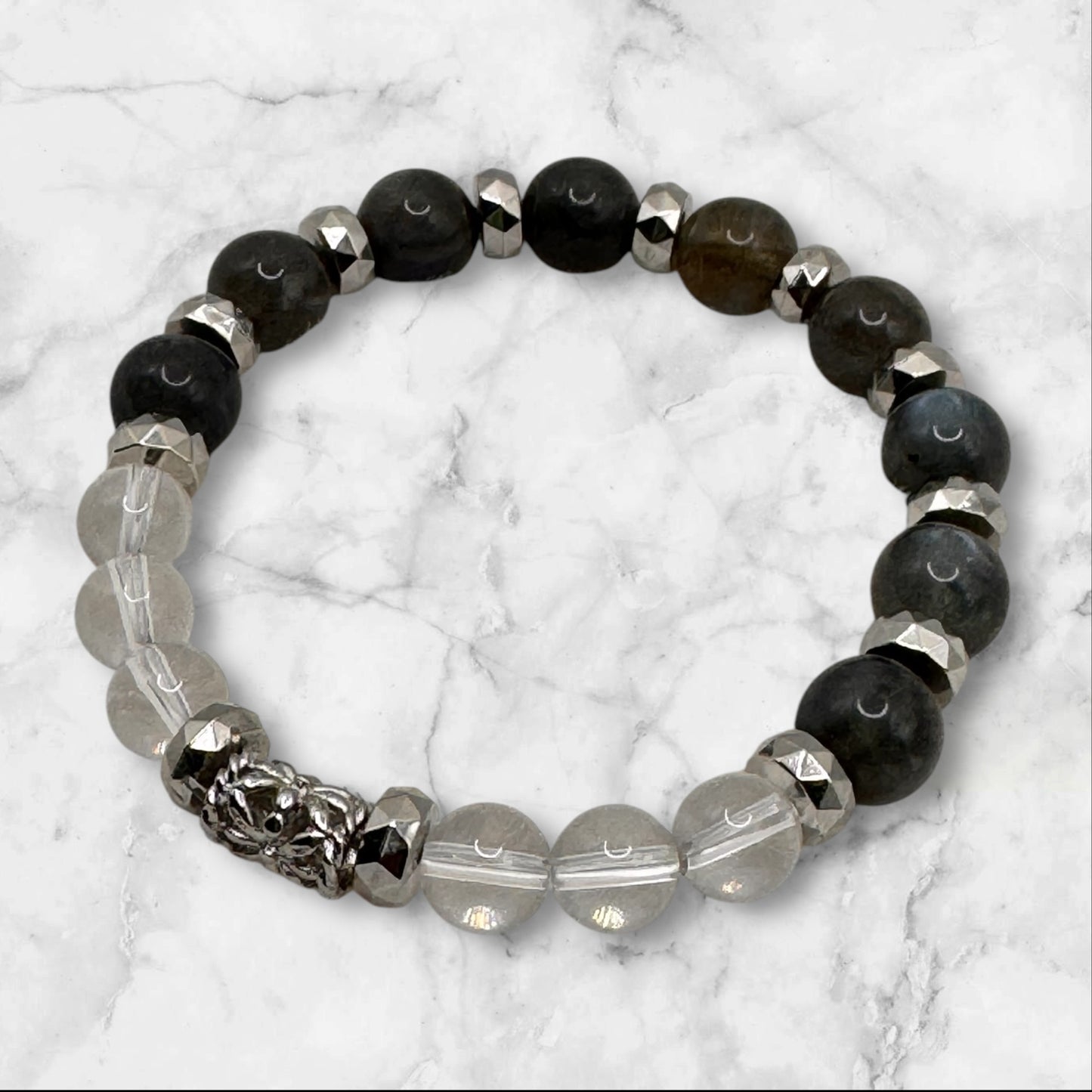 Labradorite & Crystal Quartz Bracelet