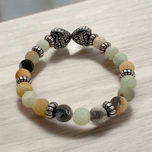 Amazonite (Smooth Round stones) Bracelet